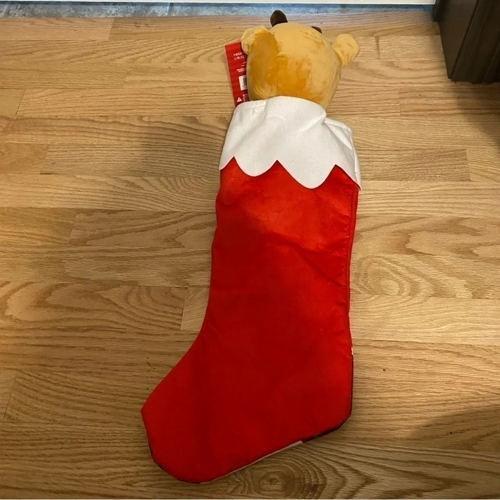 Rudolph the Red Nosed Reindeer Musical Christmas Stocking NEW Plays Song